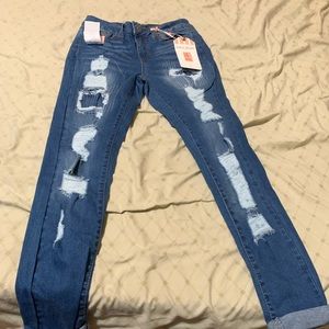 Wax jean skinny denim women size 1 brand new